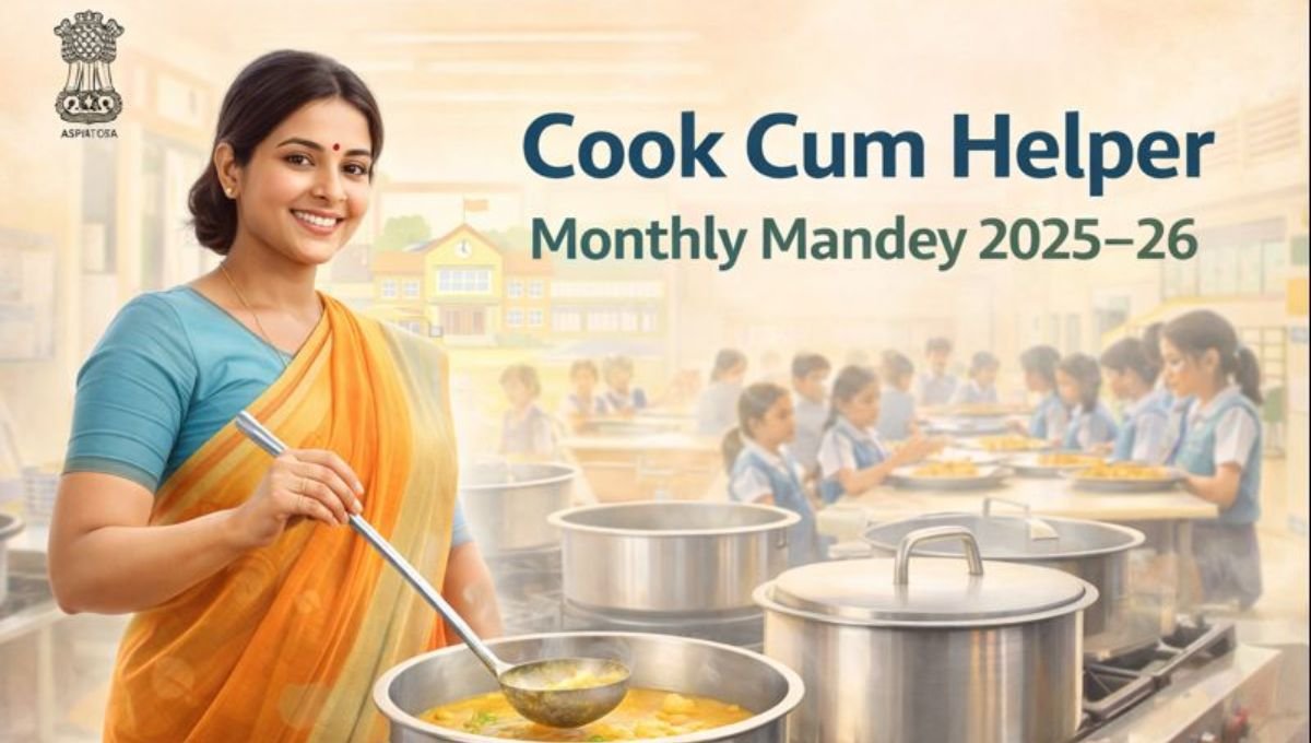 Cook Cum Helper Monthly Mandey 2025-26